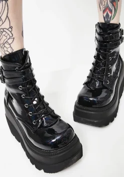 Demonia Boots|Platforms*Dark Prism Technopagan Boots