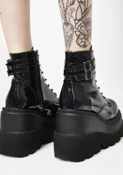 Demonia Boots|Platforms*Dark Prism Technopagan Boots