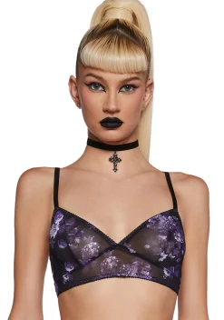 Widow Lingerie*Darkened Dreams Mesh Bra