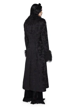 Widow Outerwear|Plus*Darkest Depths Brocade Duster