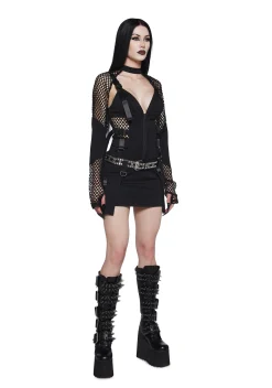 Widow Dresses|Plus*Darkly Devoted Dress And Shrug Set