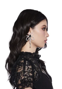 x_CIEL Jewelry*Daunting Beauty Bow Earrings