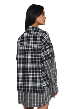 Current Mood Tops|Plus*Day Trek Plaid Shirt