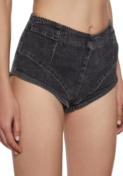 x_New Pink Bottoms|Shorts*Daydream Festival Booty Shorts - Black