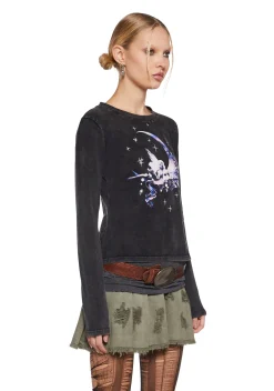 Current Mood Tops|Plus*Daydreaming Muse Graphic Tee