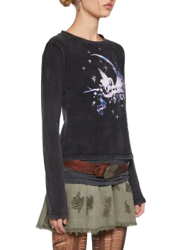 Current Mood Tops|Plus*Daydreaming Muse Graphic Tee