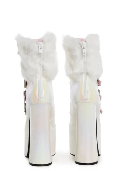 Sugar Thrillz Boots|Platforms*Dazzle Doll Rhinestone Platform Boots