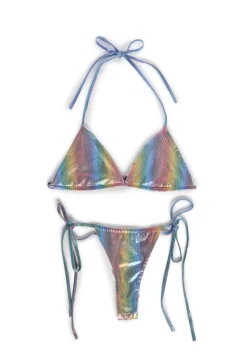 Club Exx Swim|Plus*Dazzle Parade Reversible Bikini Set