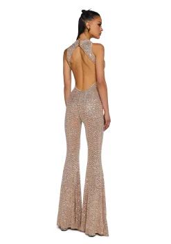 Club Exx Jumpsuits & Rompers|Plus*Dazzling Nights Sequin Jumpsuit