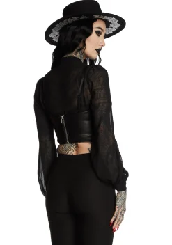 Widow Corsets|Tops*Dead Of Night Underboob Corset