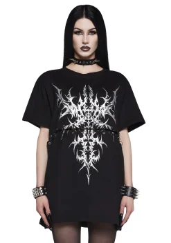Widow Tops|Plus*Death Metal Master Graphic Tee