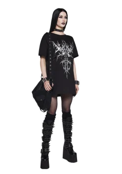 Widow Tops|Plus*Death Metal Master Graphic Tee