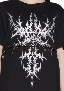 Widow Tops|Plus*Death Metal Master Graphic Tee
