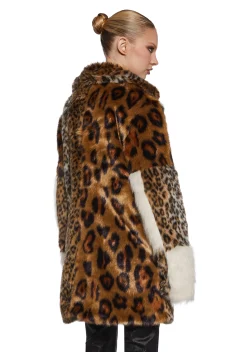 Current Mood Outerwear|Plus*Decadent Glamour Patchwork Coat