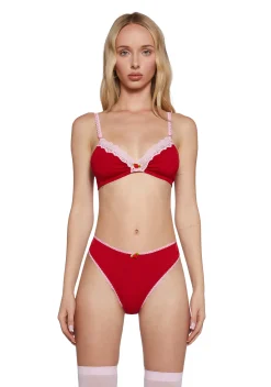 Sugar Thrillz Lingerie|Plus*Decadent Taste Knit Bra