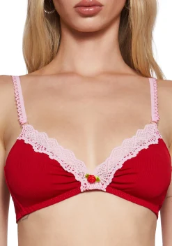 Sugar Thrillz Lingerie|Plus*Decadent Taste Knit Bra