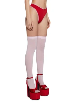 Sugar Thrillz Lingerie|Plus*Decadent Taste Knit Panty
