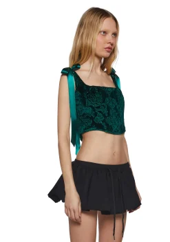 Sugar Thrillz Bottoms|Skirts*December Dilemma Mini Skirt - Green