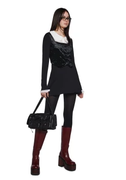 dELiA*s by Dolls Kill Dresses|Plus*Decoded Messages Dress And Vest Set