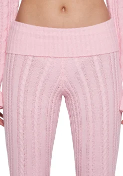 Sugar Thrillz Bottoms|Pants*Deep Thoughts Flare Pants - Pink