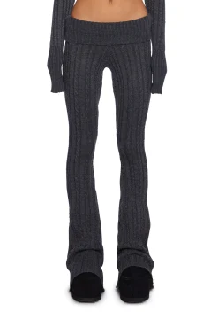 dELiA*s by Dolls Kill Bottoms|Pants*Deep Thoughts Flare Pants - Gray