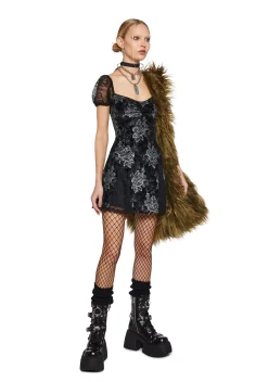 Current Mood Dresses|Mini Dresses*Defiant Love Mini Dress - Silver