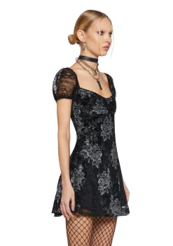 Current Mood Dresses|Mini Dresses*Defiant Love Mini Dress - Silver