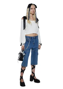 Sugar Thrillz Tops|Plus*Demure Prowess Knit Sweater