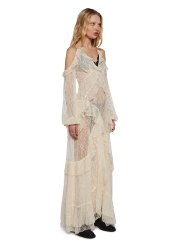 Current Mood Dresses|Plus*Desert Mirage Lace Maxi Dress