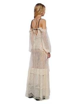 Current Mood Dresses|Plus*Desert Mirage Lace Maxi Dress