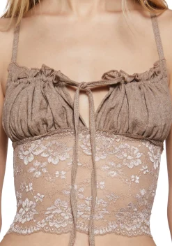 Current Mood Tops|Plus*Desert Rose Convertible Cami Top - Brown