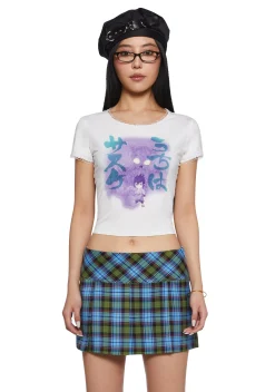 Dolls Kill x NARUTO SHIPPUDEN Tops|Plus*Destined Paths Baby Tee
