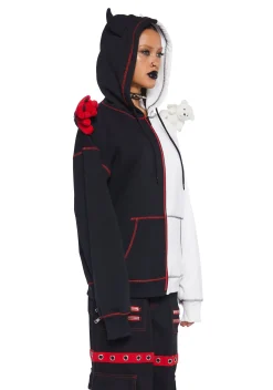 Trickz N' Treatz Outerwear|Sweatshirts & Hoodies*Devil Or Angel Zip-Up Hoodie