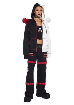 Trickz N' Treatz Outerwear|Sweatshirts & Hoodies*Devil Or Angel Zip-Up Hoodie