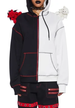 Trickz N' Treatz Outerwear|Sweatshirts & Hoodies*Devil Or Angel Zip-Up Hoodie