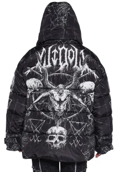 Widow Outerwear|Plus*Devilish Descent Puffer Jacket