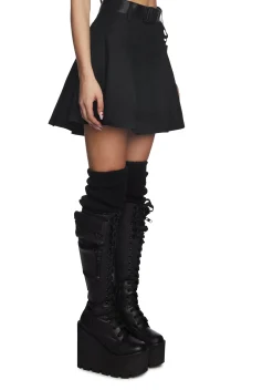 Current Mood Bottoms|Skirts*Devious High Security Utility Skirt