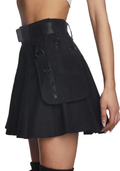 Current Mood Bottoms|Skirts*Devious High Security Utility Skirt