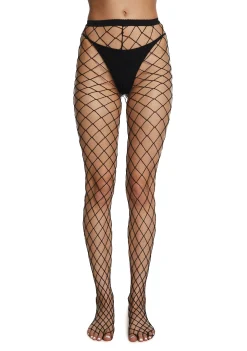 x_Leg Avenue Socks & Tights*Diamond Doll Fishnet Stockings