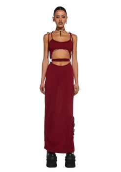 DARKER WAVS Dresses*Diatonic Cut Out Maxi Dress