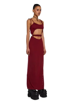 DARKER WAVS Dresses*Diatonic Cut Out Maxi Dress
