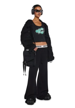 DARKER WAVS Tops*Diatonic Knit Graphic Tank