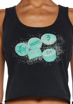 DARKER WAVS Tops*Diatonic Knit Graphic Tank