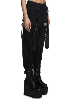 Club Exx Bottoms|Pants*Digital Blaze Cargo Joggers