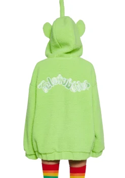 Dolls Kill x Teletubbies Outerwear|Sweatshirts & Hoodies*Dipsy Hooded Sherpa Jacket
