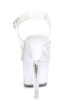 Pleaser Sandals*Discolite-708 Ankle Strap Glow Sandals