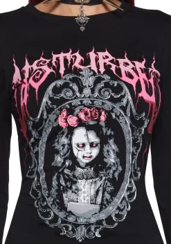 Widow Tops|Plus*Distorted Reflections Long Sleeve Tee
