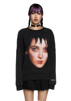 Dolls Kill X Beetlejuice Outerwear|Sweatshirts & Hoodies*Distressed Soul Oversized Sweatshirt