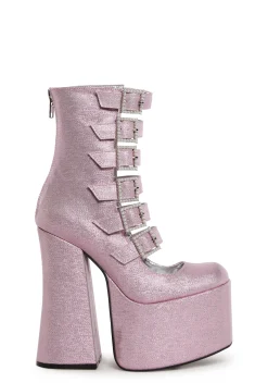 Sugar Thrillz Boots|Platforms*Divine Last Act Platform Buckle Boots
