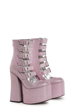 Sugar Thrillz Boots|Platforms*Divine Last Act Platform Buckle Boots